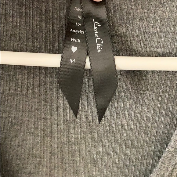 Comfy Grey Choker Dress - Picture 5 of 5